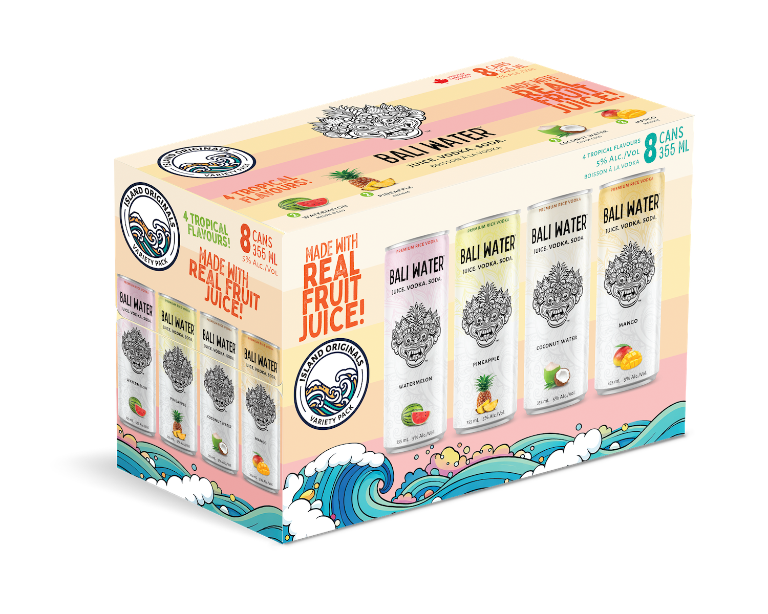 Bali Water Island Originals 8-Pack